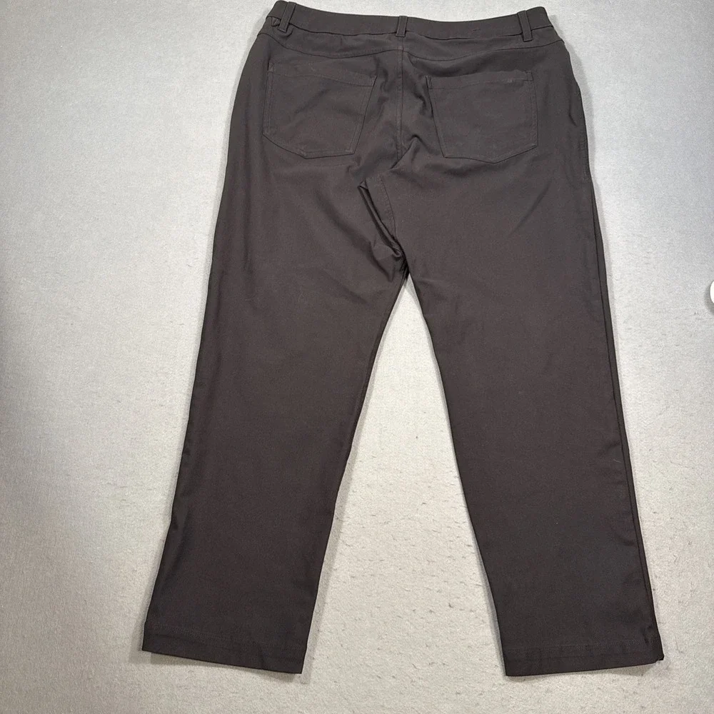 Lululemon ABC Classic Fit Pants Mens 34 OBSIDIAN Warpstreme Chino LM5AQHS